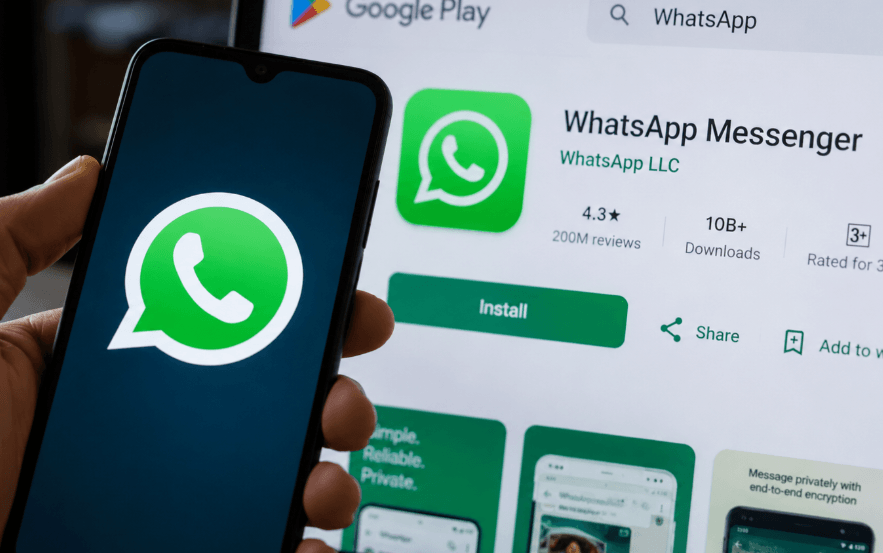 تطبيق واتساب مزيف يخدع مستخدمي أندرويد ويحصد نصف مليون تنزيل عبر متجر جوجل بلاي تطبيق واتساب مزيف يخدع مستخدمي أندرويد ويحصد نصف مليون تنزيل عبر متجر جوجل بلاي